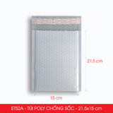  ETS2A - 21.5x15 cm - Combo 25 Túi Poly Bọc Bóng Khí 