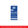  EDV1XD - Tem dán quay video - Xanh dương in trắng - 10x5 cm 