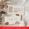  ECT06 - Card Thank you - Thiệp cảm ơn - C300 - In nhiều màu - 9x5.4 cm [50 cái/pack] 