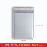  ETS2 - 21.5x12 cm - Combo 25 Túi Poly Bọc Bóng Khí 
