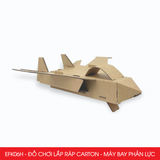  EFK06H - Máy bay phản lực lắp ráp bằng carton - 24x23x6 cm 