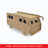  EFK06C - Xe bus lắp ráp bằng carton - 20x8x9 cm 