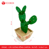  EFK04C - Cây xương rồng carton - Tai thỏ - 7x10x17 cm 