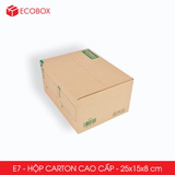  E7 - 25x15x8 cm - Thùng hộp carton cao cấp 
