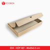  ED3 - 30x20x2.5 cm - Hộp carton dẹt nắp gài 