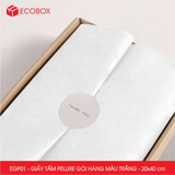  EGP01 - Combo 100 tấm giấy Pelure gói hàng màu trắng - 20x40 cm [100 tờ/pack] 