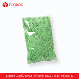  EGR1X - Giấy rơm lót hộp quà - Màu xanh lá - [50g/ túi] 