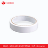  EBK6A - Băng keo 2 mặt trắng - Khổ 1,2cm x 8m 