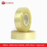  EBK4A - Băng keo trong 1kg - Khổ 4.8cm - Lõi nhựa 