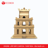  EFK09B - Mô hình lắp ráp bằng carton - Tháp Rùa - 20x14x25 cm 