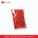  EGR1R - Giấy rơm lót hộp quà - Màu đỏ - [50g/ túi] 