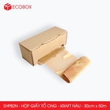  EHPB2N - Hộp giấy kraft tổ ong - Nâu - 0.3x50 m 