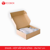  ENG05 - 25x19x7cm - HỘP NẮP GÀI HÔNG 