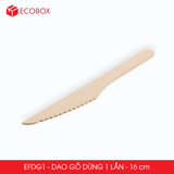  EFDG1 - Combo 100 dao gỗ dùng 1 lần - 16 cm 