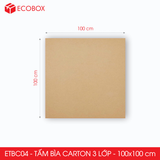  ETBCx - Tấm Bìa Carton - Nhiều size 
