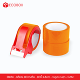  EBK5C - Băng keo màu - Cam - Khổ 4.8cm - 6 cuộn/ 1kg/ cây 