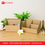  ES04A - HỘP ĐỰNG BÚT ĐA NĂNG 4 NGĂN BẰNG GIẤY CARTON 