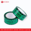  EBK3E - 4.8cm - Block 6 cuộn/1.2kg - Băng keo HÀNG DỄ VỠ màu xanh lá đen 