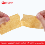  EBKG2N - Băng keo giấy Kraft - Mặt trơn không viết được - 4.5cm x 35m 