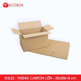  EHL32 - 35x30x14 cm - Combo 10 Thùng Carton Size Lớn 