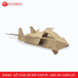  EFK06H - Máy bay phản lực lắp ráp bằng carton - 24x23x6 cm 