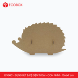  EFK08C - Đựng bút & kệ điện thoại - Con nhím - 15x6x9 cm 