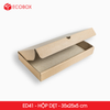  ED41 - 35x25x5 cm - Combo 25 hộp carton dẹt nắp gài 