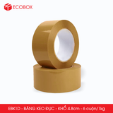  EBK1D - 4.8cmx100yard - Băng keo Đục - Băng dính niêm phong đóng hàng 