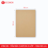  ETBCx - Tấm Bìa Carton - Nhiều size 