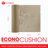  EHP4X - 0.4x25 m - Cuộn Giấy Tổ Ong Xám Chống Sóc Đóng Hàng 