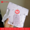  EDTT07 - Decal Thank You tròn - Đỏ - In trắng - 2.5cm [50 cái/pack] 