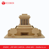  EFK09C - Mô hình lắp ráp bằng carton - Lăng Bác - 23x20x14 cm 