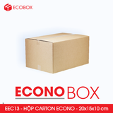  EEC13 - 20x15x10 cm - Combo 20 Hộp Carton Siêu Tiết Kiệm ECONO 