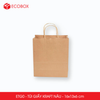  ETG0 - 16x13x6 cm - Túi Giấy Kraft Màu Nâu 
