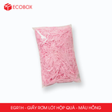  EGR1H - Giấy rơm lót hộp quà - Màu hồng - [50g/ túi] 