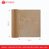  EHP4NS - 0.4x25m - CUỘN GIẤY SACK KRAFT TỔ ONG CHỐNG SỐC THAY THẾ BÓNG KHÍ XỐP HƠI ĐÓNG HÀNG 