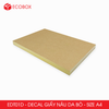  EDT01D - Decal giấy da bò A4 - 50 tờ/ xấp 
