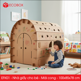  EFK01 - Nhà Giấy Carton Lắp Ráp Cho Bé 