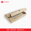  ED0 - 18x10x3 cm - Combo 25 hộp carton dẹt nắp gài 