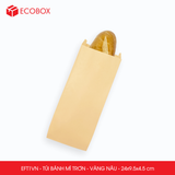  EFT1VN - Túi bánh mì vàng nâu - 24 x 9,5 x 4,5 cm 