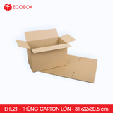  EHL21 - 31x22x30.5 cm - Combo 10 Thùng Carton Size Lớn 