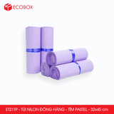  ET21TP - Túi nilon đóng hàng - Tím Pastel - 32x45cm 