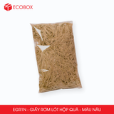  EGR1N - Giấy rơm lót hộp quà - Màu nâu - [50g/ túi] 