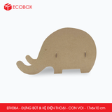 EFK08A - Đựng bút & kệ điện thoại - Con voi - 17x6x10 cm 