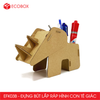  EFK03B - Đựng bút lắp ráp hình con tê giác bằng giấy carton 
