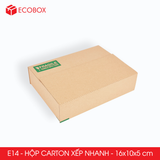  E14 - 16x10x5 cm - Thùng hộp carton 