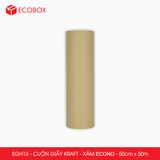  EGH1X - 0.5x50m - CUỘN GIẤY KRAFT GÓI HÀNG MÀU XÁM 