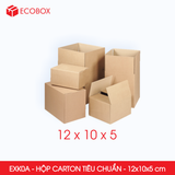  EXK0A - 12x10x5 cm - Combo 20 Hộp Giấy Carton 