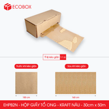  EHPB2N - Hộp giấy kraft tổ ong - Nâu - 0.3x50 m 