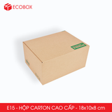  E15 - 18x10x8 cm - Thùng hộp carton cao cấp 